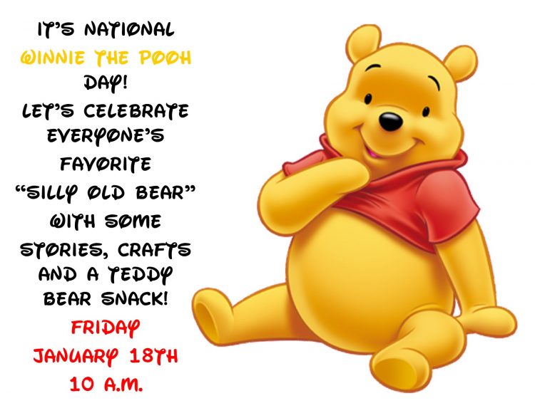 winnie the pooh day - Bristol Public Library