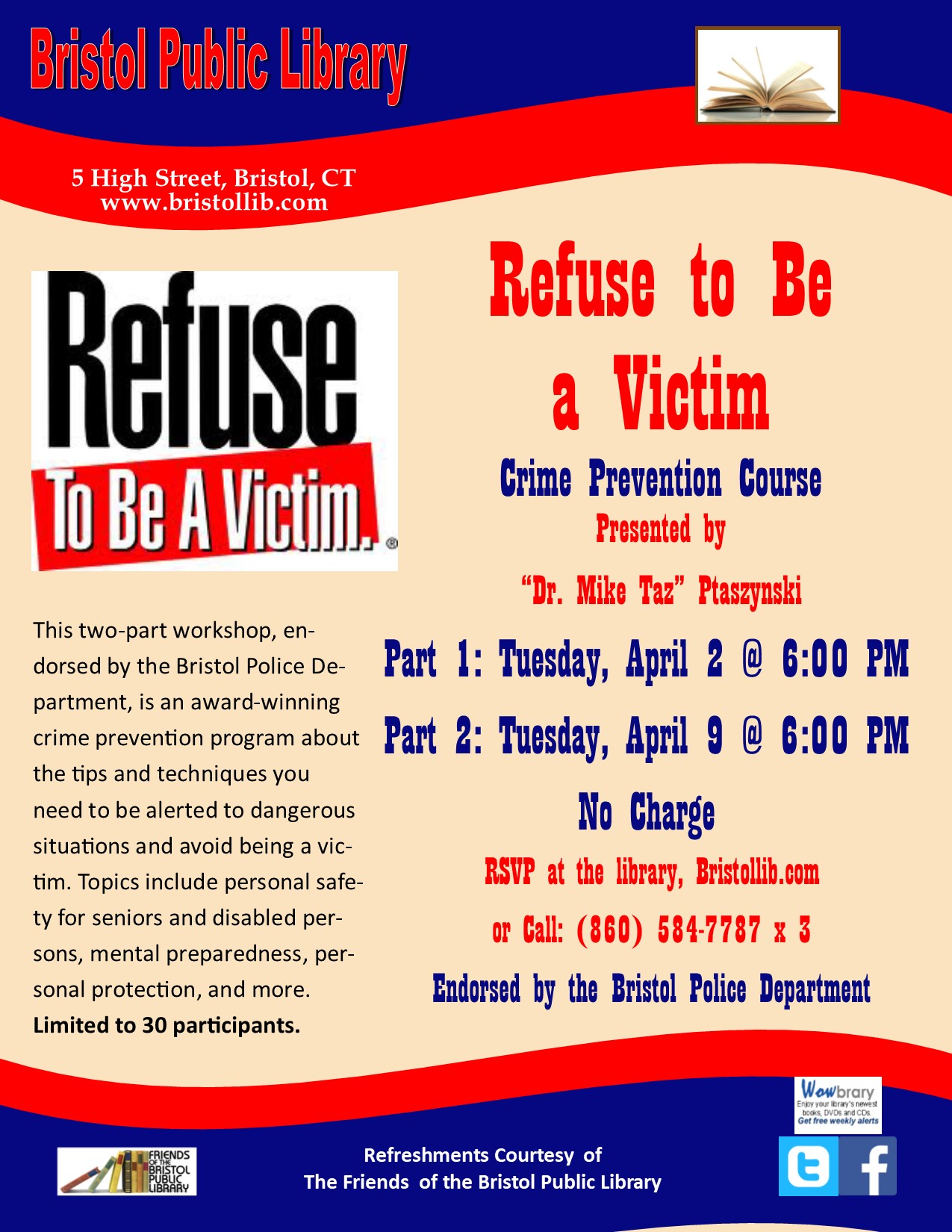 Refuse to be a Victim Crime Prevention Course - Bristol Public Library