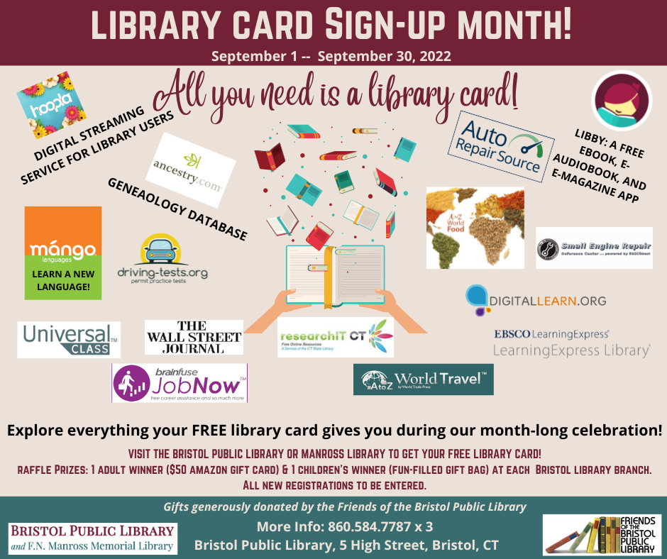 Get a Free Library Card Today!