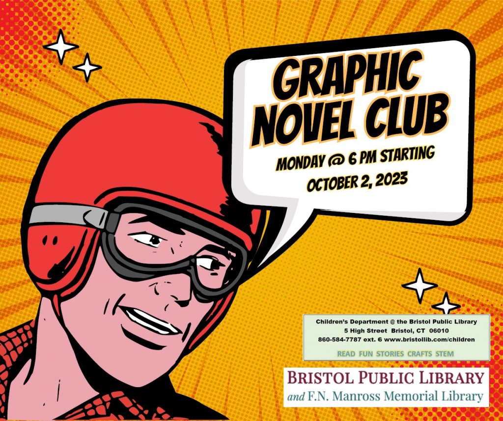 Graphic Novel Club Fall 2023 - Flyer