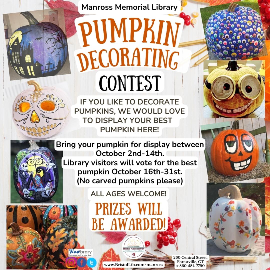 Pumpkin Decorating Contest - Poster