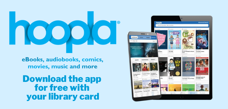 hoopla - ebooks, audio books, comics, movies, music and more