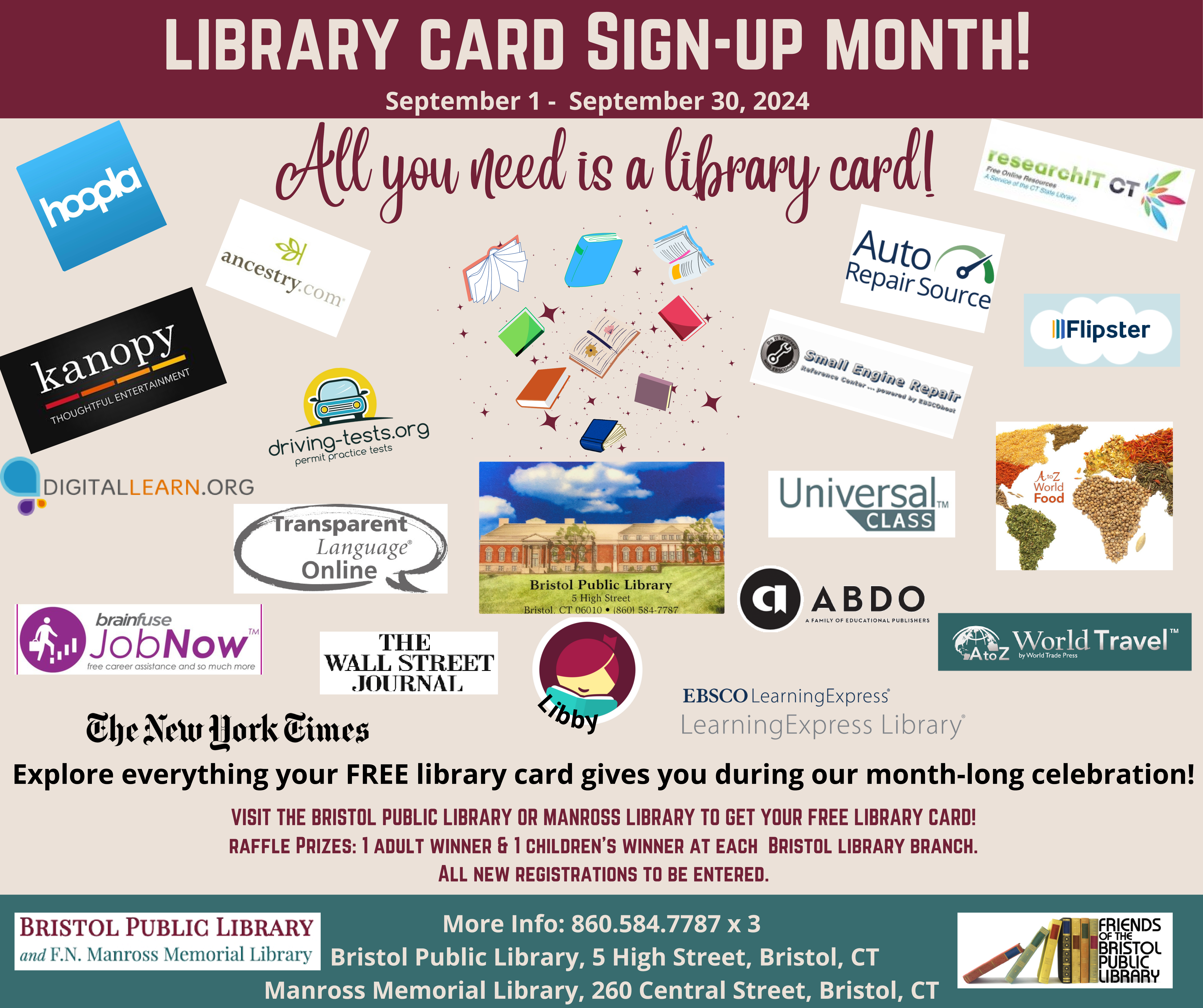 Photo of event - September is Library Card Signup Month!