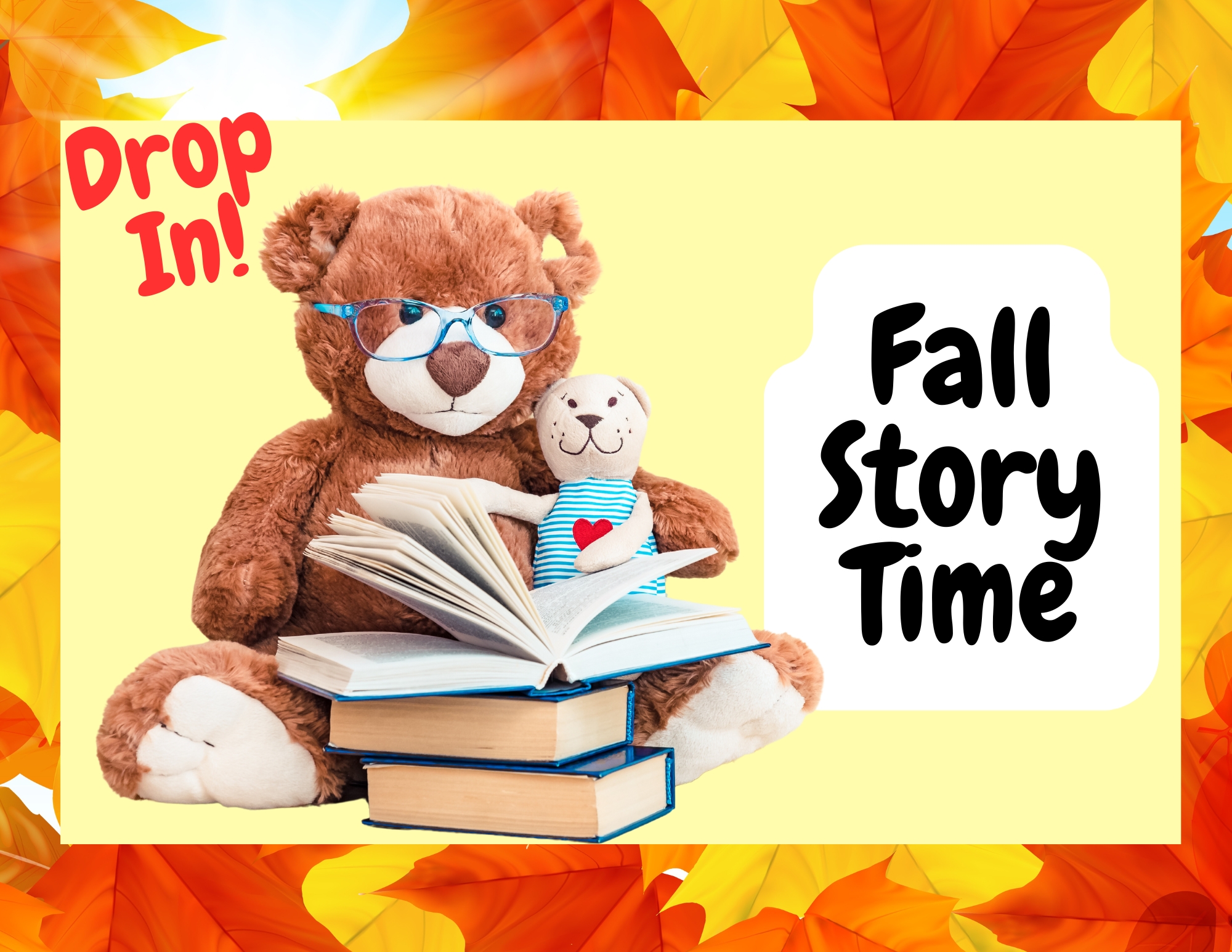 Banner - Fall Story Time Drop-In!