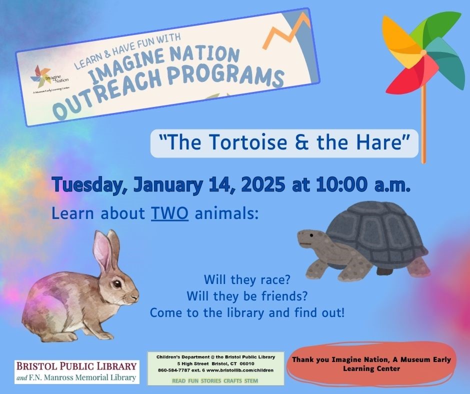 Imagine Nation Outreach presents "The Tortoise and the Hare"! - Poster