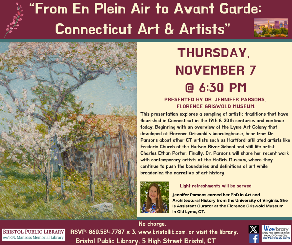 Connecticut Art & Artists: From En Plein Air to Avant Garde - Poster