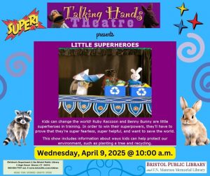 Talking Hands Theatre presents "Little Superheroes"--a puppet show! - Thumbnail