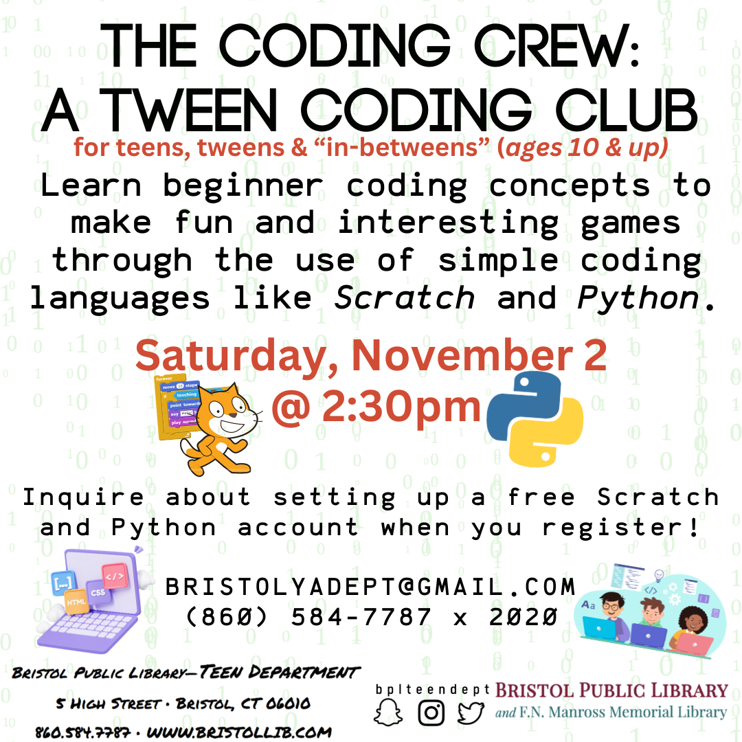 Banner - The Coding Crew: A Tween Coding Club