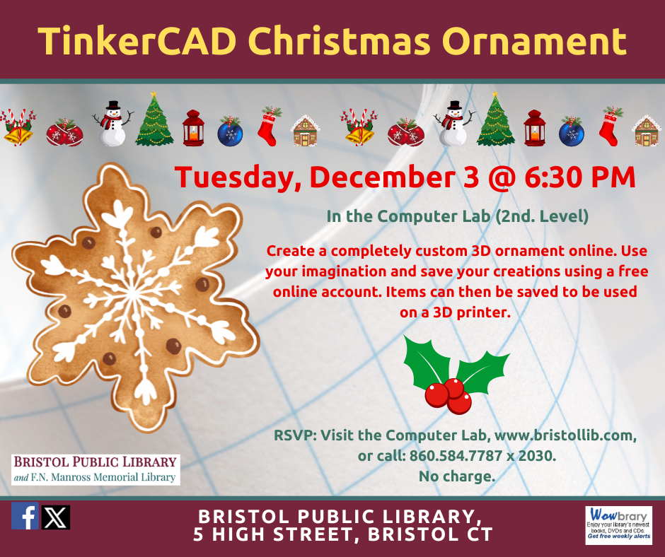 Thumbnail - Tinkercad 3D Printed Christmas Ornament Workshop