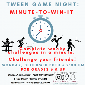 Tween Game Night: Minute to Win It - Thumbnail