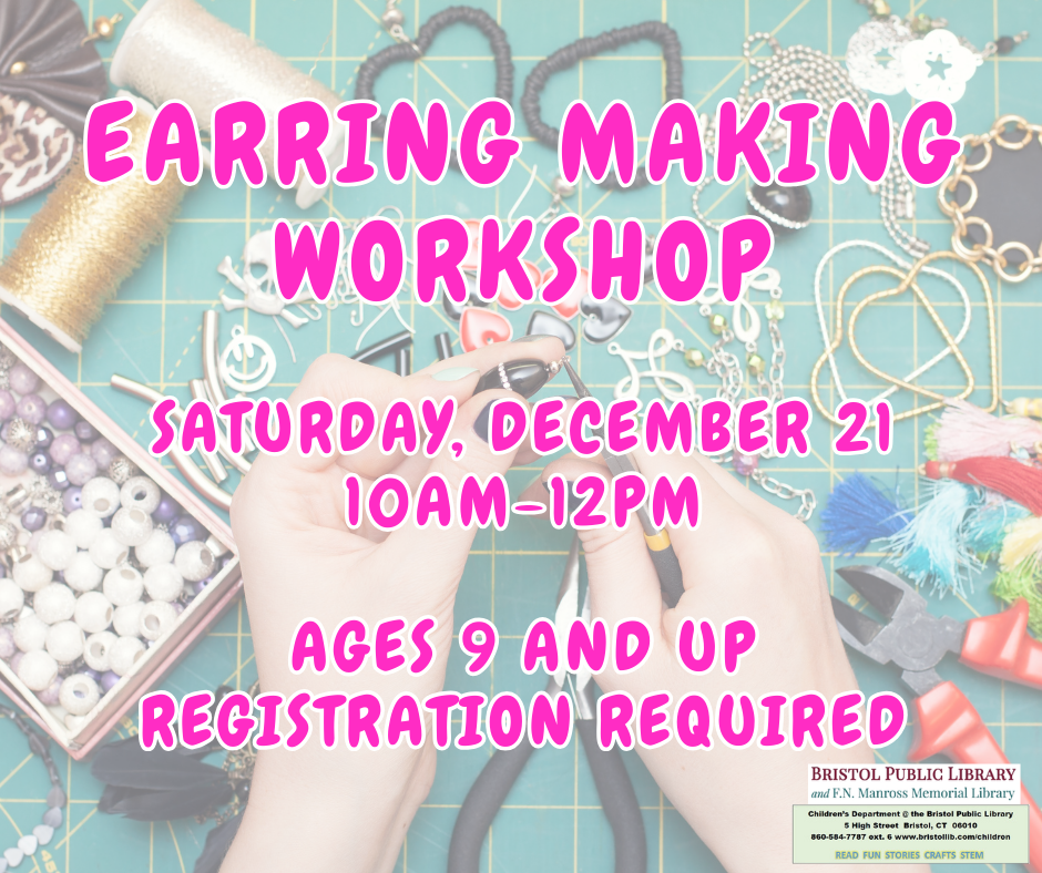 Banner - Earring Making (Registration Required)