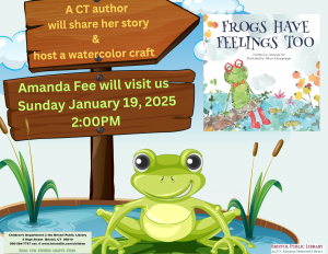 Frogs Have Feelings Too Storytime & Author Visit - Thumbnail