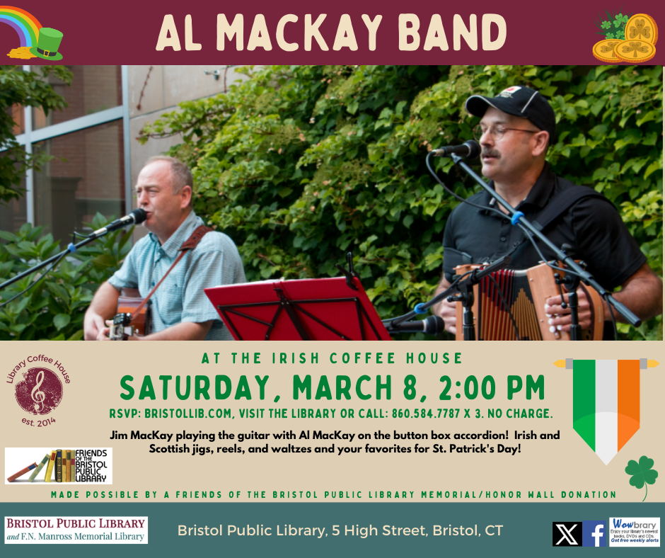 Banner - Al MacKay Band at the Irish Coffee House