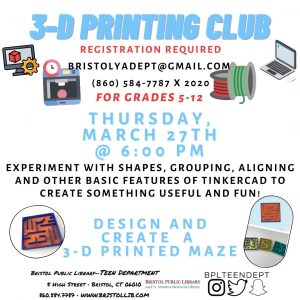 3-D Printing Club - Thumbnail