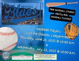 Bristol Blues Baseball Players visit the Library to READ TO YOU! - Thumbnail