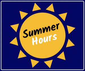 Summer Library Hours Begin June 20, 2026 - Thumbnail
