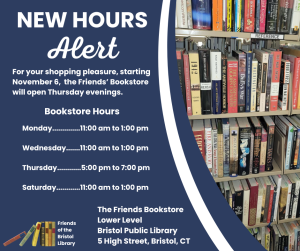 Friends Bookstore to Open Thursday Evenings! - Thumbnail