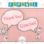 Two stick figures speaking Spanish.