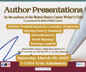 Bristol Senior Center Writer Club: Author Presentations - Thumbnail