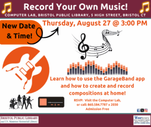 Record Your Own Music (New Date & Time) - Thumbnail