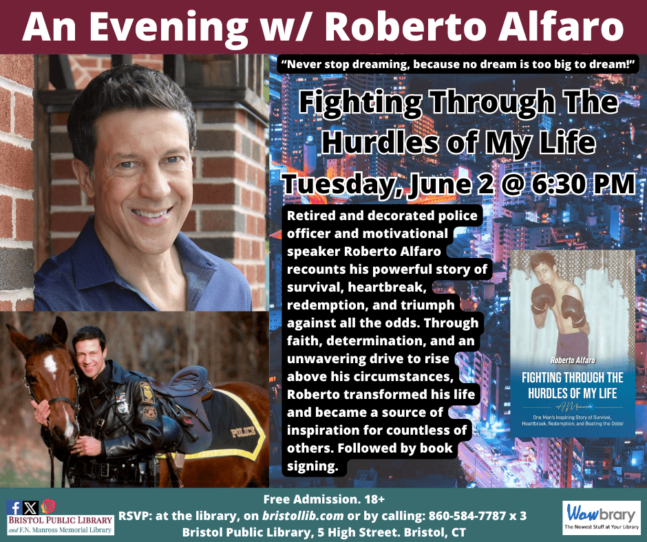 Banner - Fighting Through the Hurdles In My Life: An Evening with Roberto Alfaro