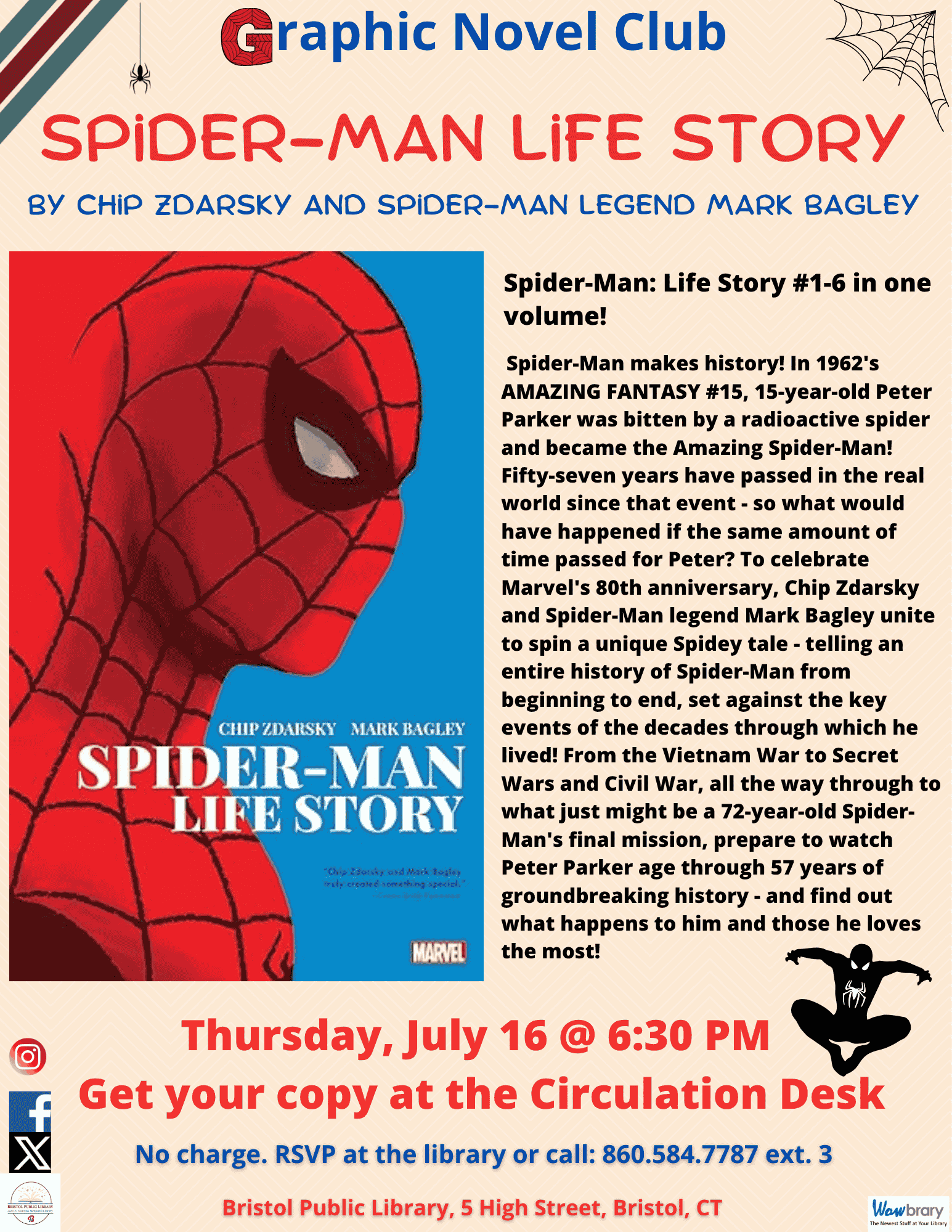 Thumbnail - Graphic Novel Club: Spider-Man Life Story