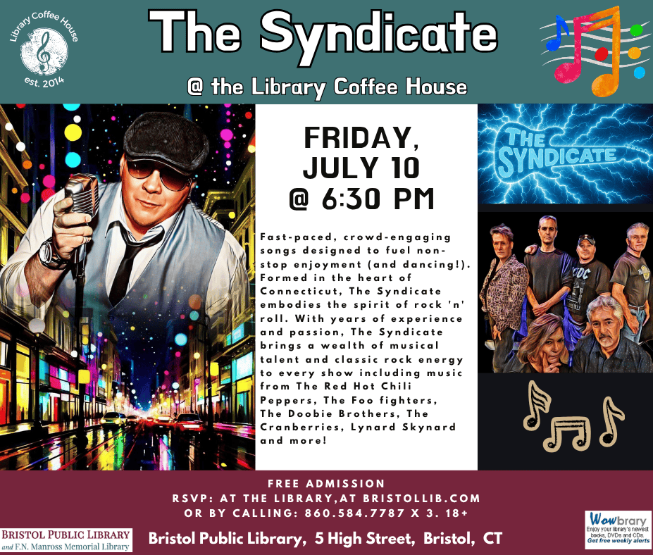 Banner - The Syndicate @ the Library Coffee House