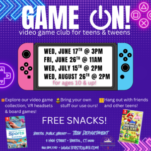 Game On: VIDEO GAME CLUB - Thumbnail