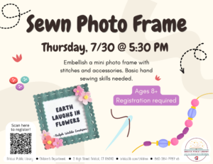Craft: Sewn Photo Frame - Thumbnail