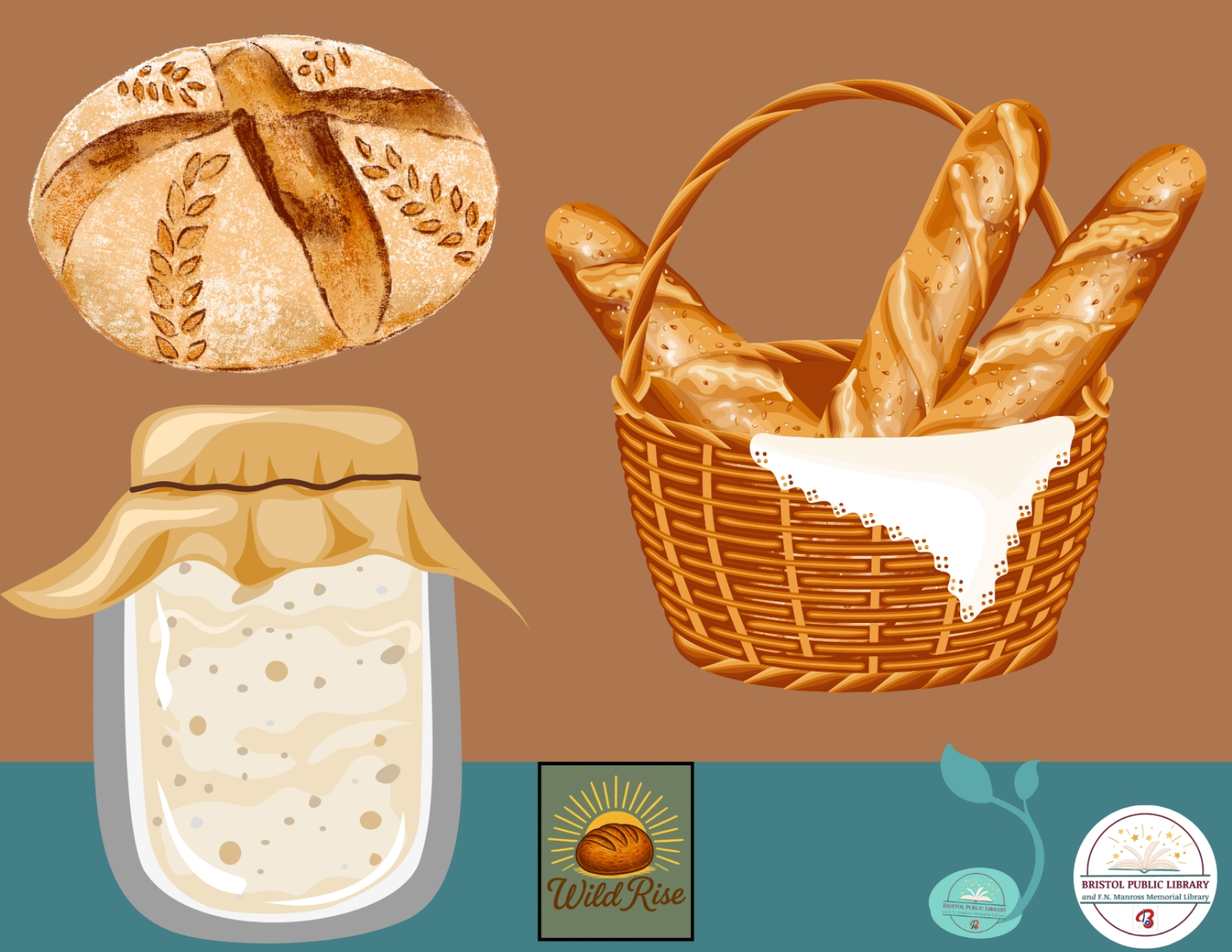 Banner - Intro to Sourdough Bread with Wild Rise Workshops--For Kids!
