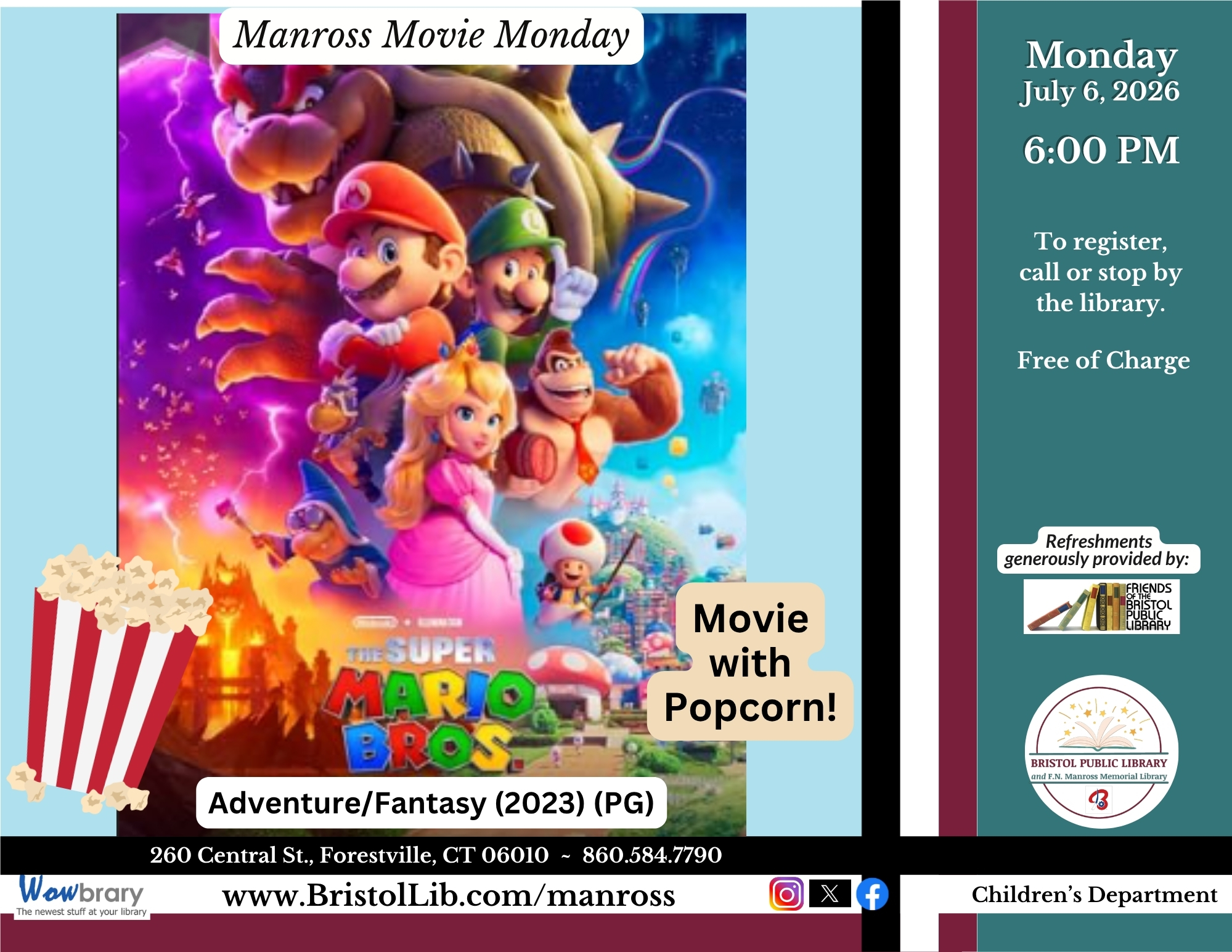Banner - Manross Movie Monday: Super Mario Brothers