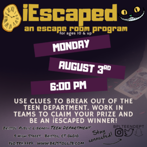 iEscaped: An escape room program - Thumbnail