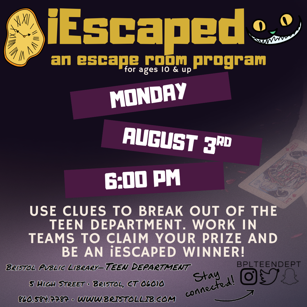 Banner - iEscaped: An escape room program