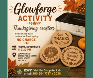 Glow Forge Activity: Thanksgiving Coasters - Thumbnail