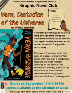 Graphic Novel Club: Vern, Custodian of the Universe - Thumbnail