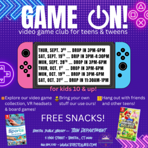 Game On: VIDEO GAME CLUB - Thumbnail