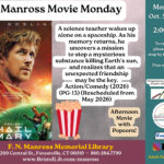 A flyer showing the movie cover and popcorn.