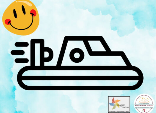 A hovercraft and a smiley face
