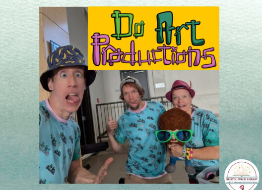 Three silly actors making faces.